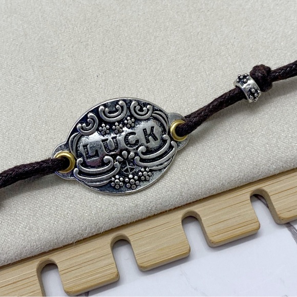 Lucky Brand “Luck” Bracelet, Lucky Cord Bracelet - Picture 2 of 7